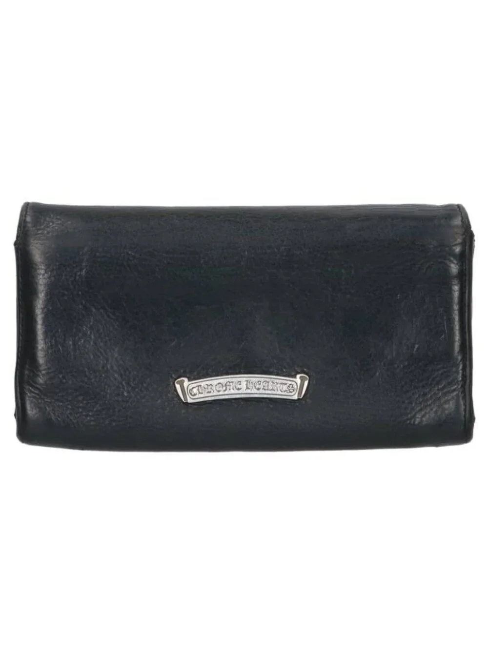 Chrome Hearts Judy Cross Button Leather Wallet